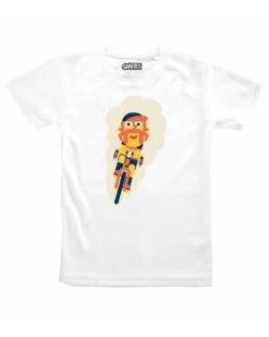 T-shirt Cycliste Hipster