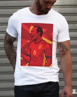 T-shirt Iniesta La Roja -T-shirts Shop iniesta espagne 1