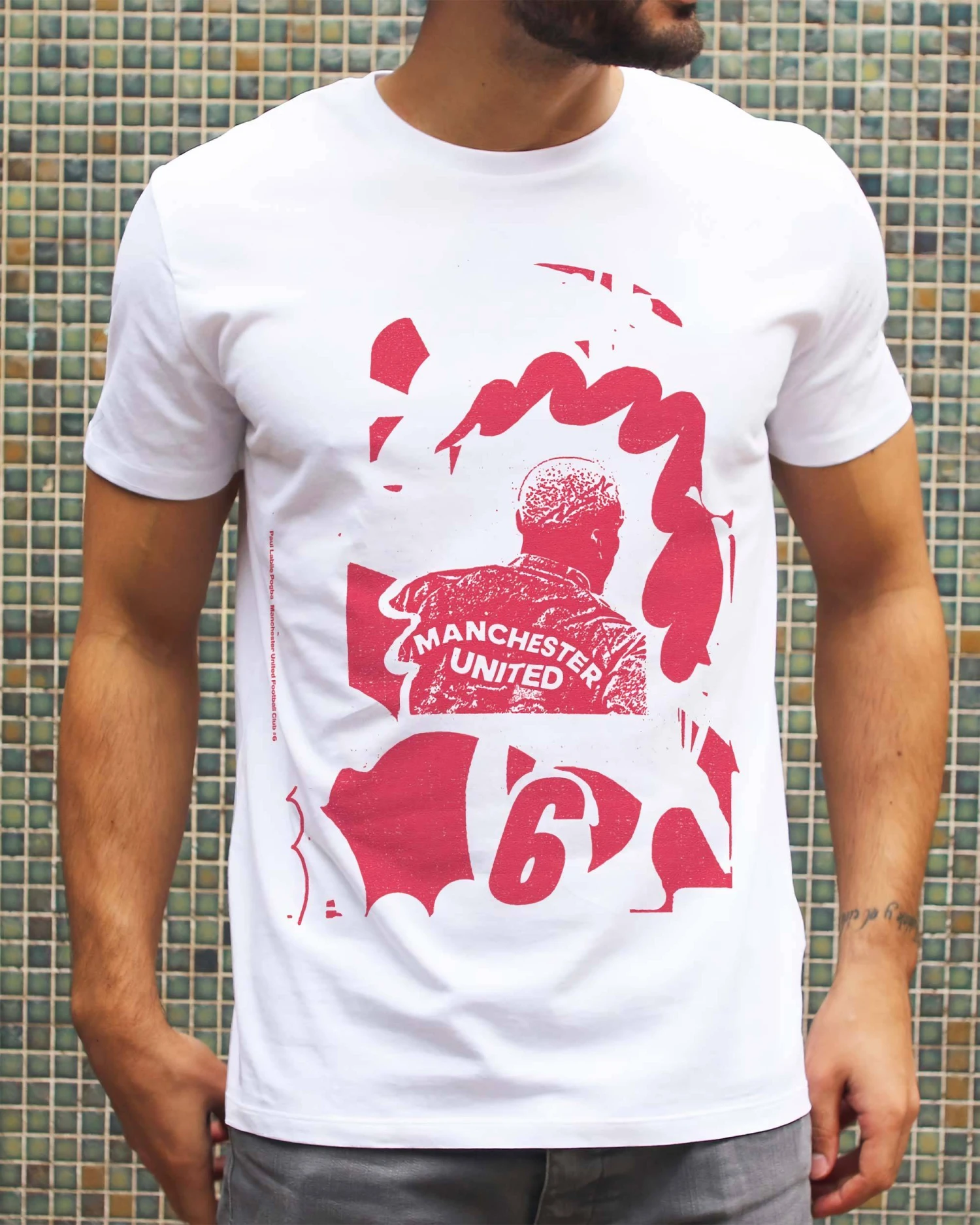 T-shirt Pogba Manchester 4 T-shirt Pogba Manchester – Image 2