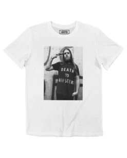 T-shirt Death To Hipsters Gun