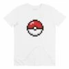 T-shirt Pokeball Pixel -T-shirts Shop t shirt pokeball