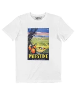 T-shirt Palestine Oranger