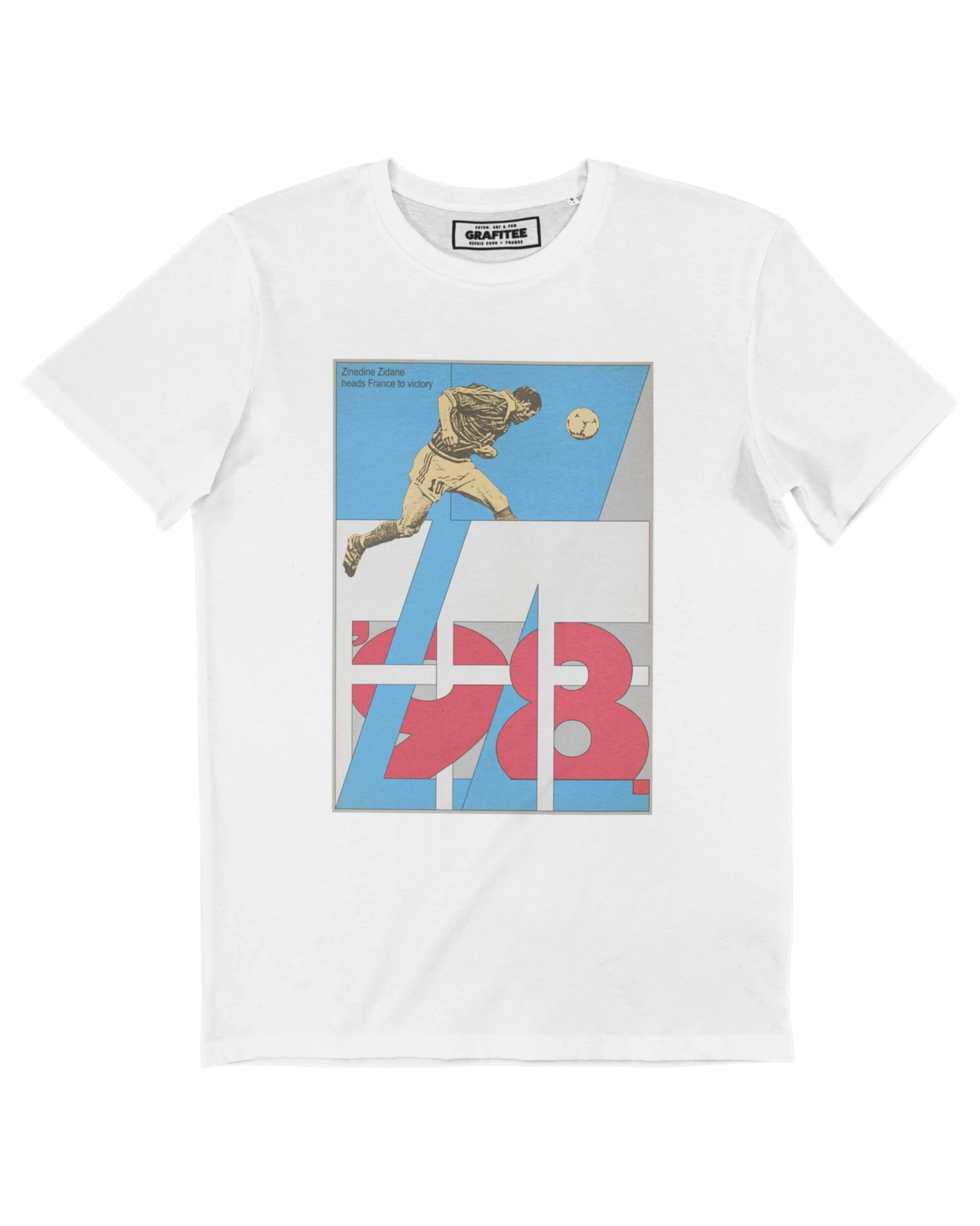 T-shirt Zidane Mondial 98 3 T-shirt Zidane Mondial 98